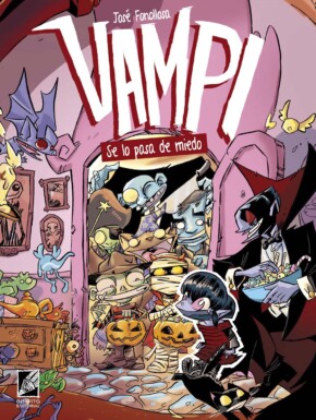 Cómic infantil de Vampi dibujado por Jose Fonollosa